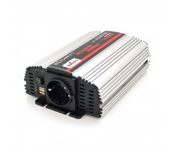 Інвертор напруги Carspa-600-242 (600Вт) 24/220V approximated 1Shuko USB клеми Q15 U_28918 фото