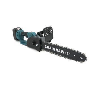 Акумуляторна ланцюгова пилка Chain Saw 16&Prime;, 36V, зарядне+ 2 акумулятори U_35506 фото