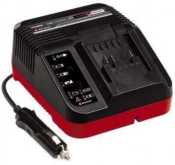Зарядний пристрій Einhell 18V Power X-Car Charger 3A, PXC, від прикурювача 12В, 0.32 кг RC_4512113 фото