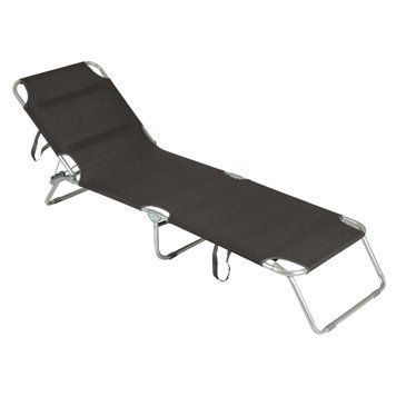 Ліжко розкладне Bo-Camp Sun Lounger 3 Positions Anthracite (1304480) DS_DAS301466 фото