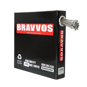 Трос для переключателя нерж. BRAVVOS 2050х1,1мм 100 шт. VT_TRD-008 фото