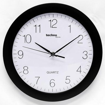 Часы настенные Technoline WT7000 Black (WT7000 schwarz) DS_DAS301796 фото