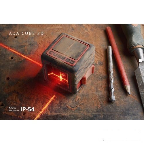 Нівелір лазерний лінійний ADA CUBE 3D PROFESSIONAL EDITION (А00384) HY_090107801 фото