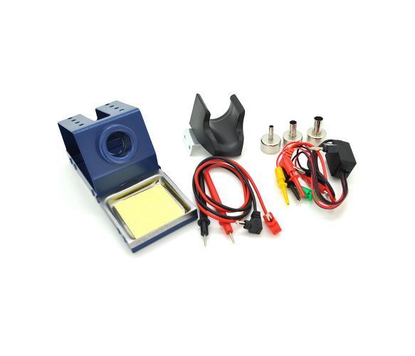 Паяльная станция BAKKU BK-909 цифровая индикация, паяльник + фен, с встроен. БП 0-15В 1А (320*298*238) 4,8 кг U_11259 фото