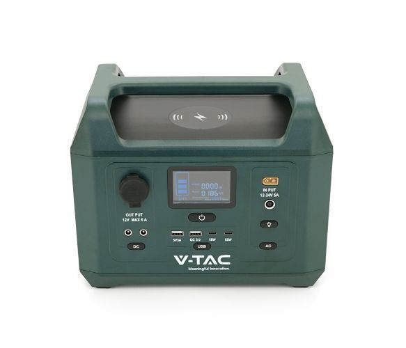 Портативне джерело живлення V-TAC VT-303N, 300W, LiFePO4 (IRF32135 19.2V 15Ah/288Wh) (249*171.5*208) 4,3kg U_38057 фото