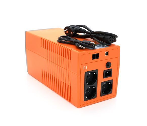 ДБЖ MAKELSAN Lion1500VA (900W) Standby-L LCD 170-280VAC AVR 1st 3xSCHUKO socket 2x12V9Ah Plastic Case ( U_29052 фото