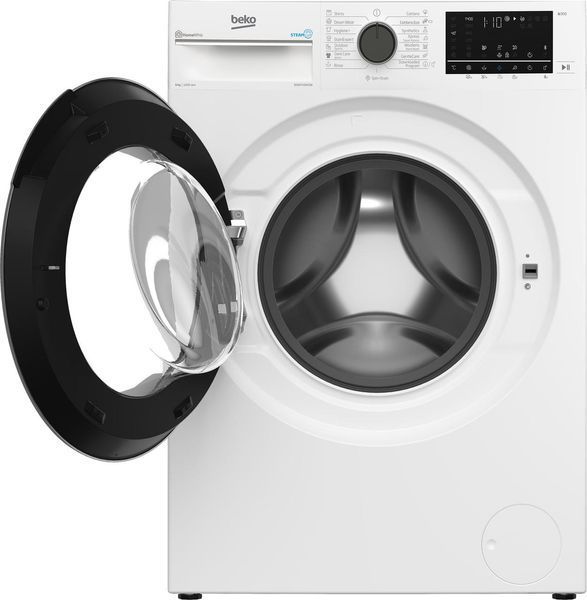 Пральна машина Beko фронтальна, 9кг, 1400, A+++, 55см, дисплей, SMART, ПАР, інв., білий RC_B3WFU5943W фото