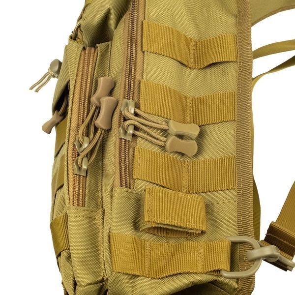 Сумка через плече Tribe Sling Pack 6,5 L T-IE-0003, coyote TM_T-IE-0003-coyote фото