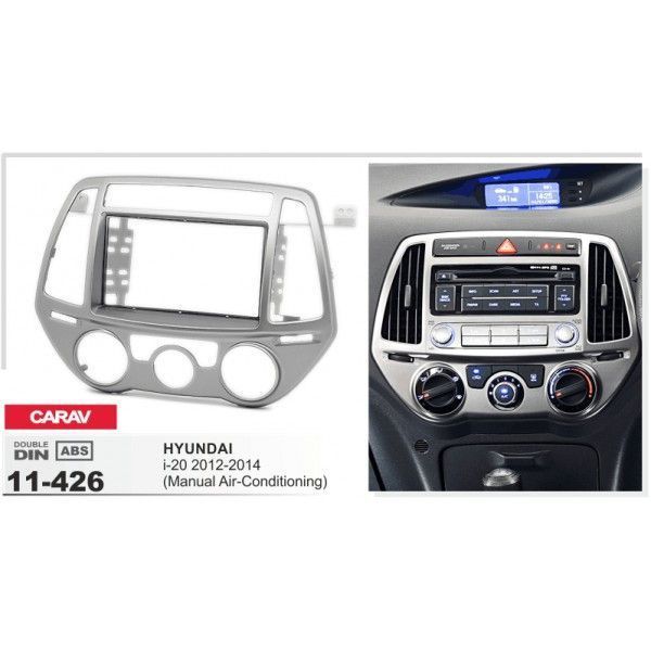 Переходная рамка CARAV 11-426 для HYUNDAI i-20 2012-2014 (Manual Air-Conditioning) AV_11-426 фото