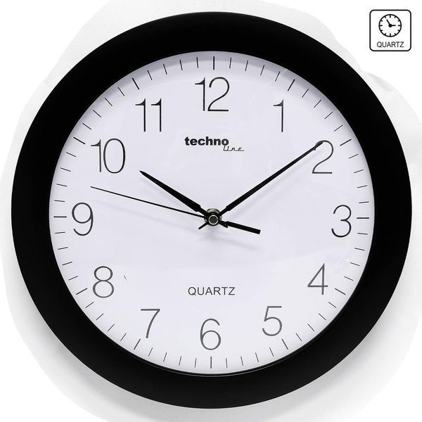 Годинник настінний Technoline WT7000 Black (WT7000 schwarz) DS_DAS301796 фото