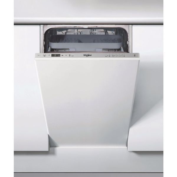 Посудомийна машина Whirlpool вбудована, 10компл., A++, 45см, дисплей, білий RC_WSIC3M27C фото