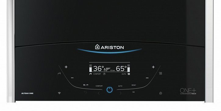 Котел газовий Ariston ALTEAS ONE+ NET 24 двоконтурний конденсаційний 24кВт Wi-Fi RC_3301771 фото