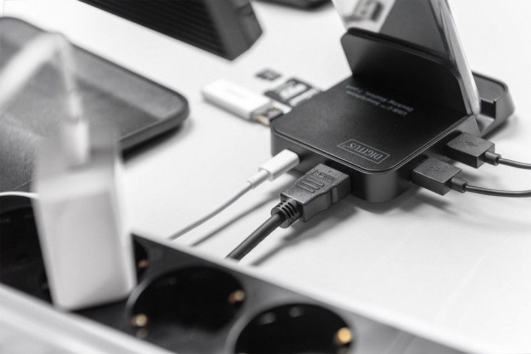 Док-станція DIGITUS USB-C Smartphone, 7 Port RC_DA-70882 фото