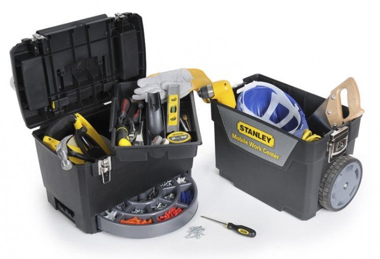 Ящик для инструмента Stanley 2 в 1, с колесами, 47.3х30.2х62.7см RC_1-93-968 фото