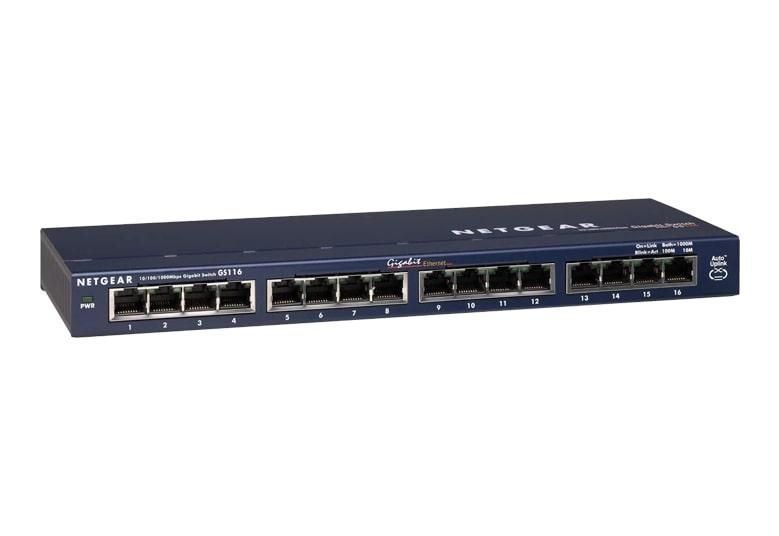 Комутатор NETGEAR GS116GE 16xGE, Некерований RC_GS116GE фото