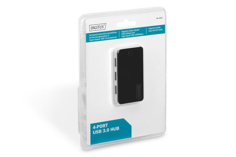 Хаб DIGITUS USB-A > 4хUSB-А, активний RC_DA-70231 фото