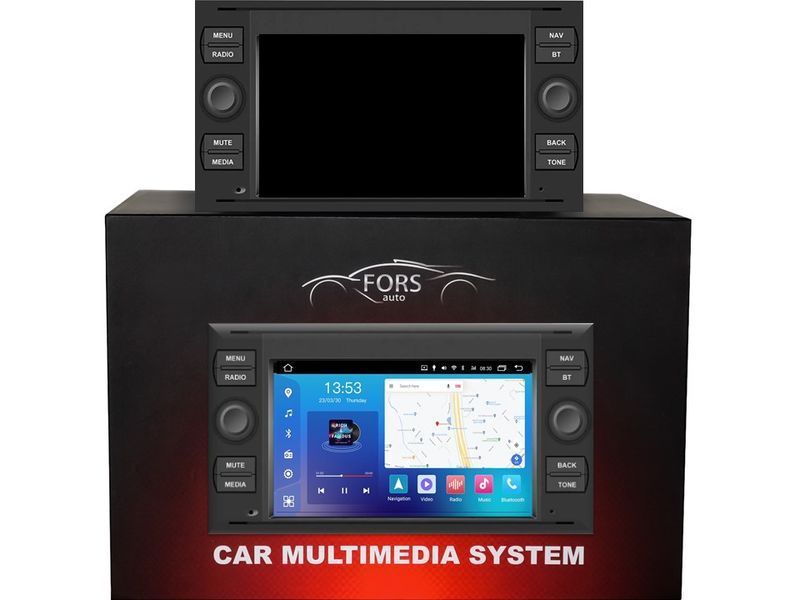 Штатна автомагнітола FORS.auto FS 2 PRO для Ford Focus/Mondeo/S-Max/C-Max/Kuga/Fiesta/Fusion (2+32Gb, 7", black) 2005-2011 FA_2 PRO-FDBK фото