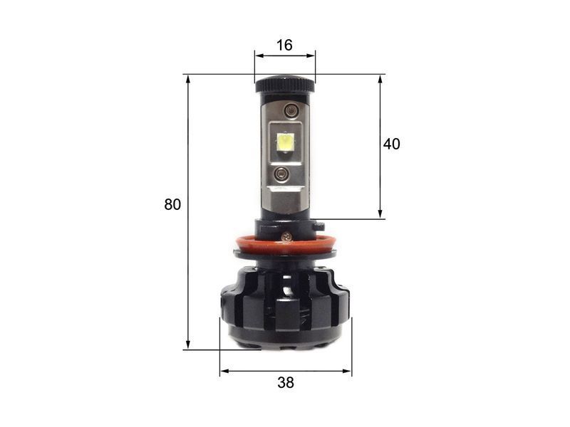 Комплект світлодіодних ламп Sho-Me G1.4 H11 40W MA_SH G1.4 Н11 40W фото