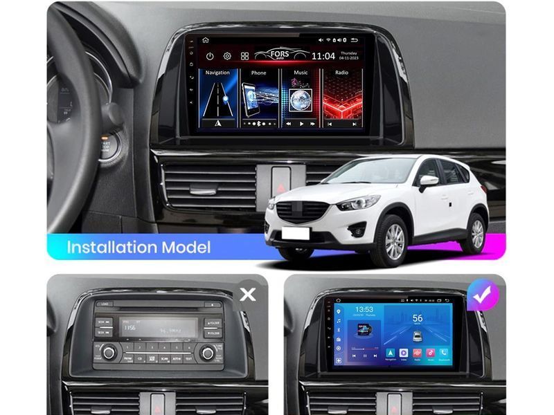 Штатная автомагнитола FORS.auto M200 для Mazda CX-5 (2+32Gb, 10") 2012-2016 FA_1295-M200 фото
