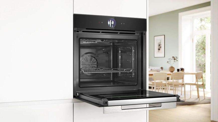Духова шафа Bosch електрична, 71л, A+, дисплей, конвекція, піроліз, чорний RC_HBG7764B1 фото