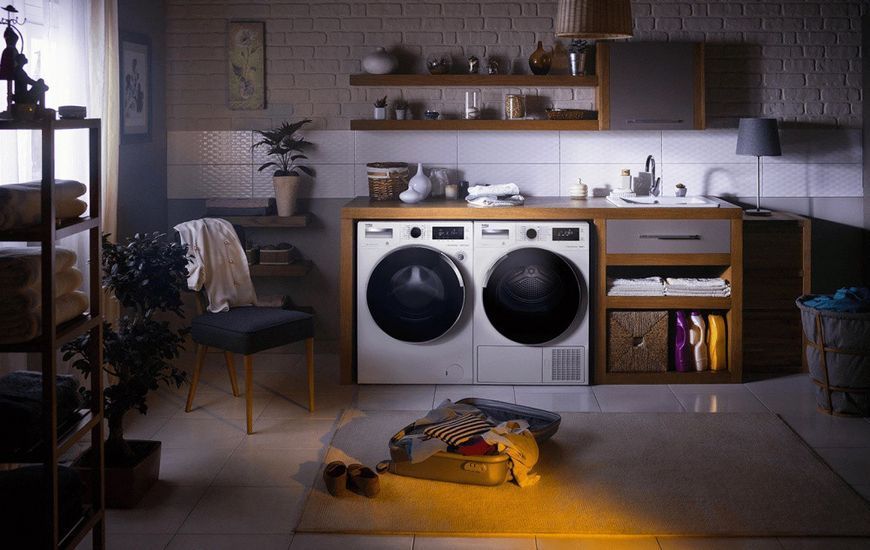 Пральна машина Beko фронтальна, 9кг, 1400, A+++, 55см, дисплей, SMART, ПАР, інв., білий RC_B3WFU5943W фото
