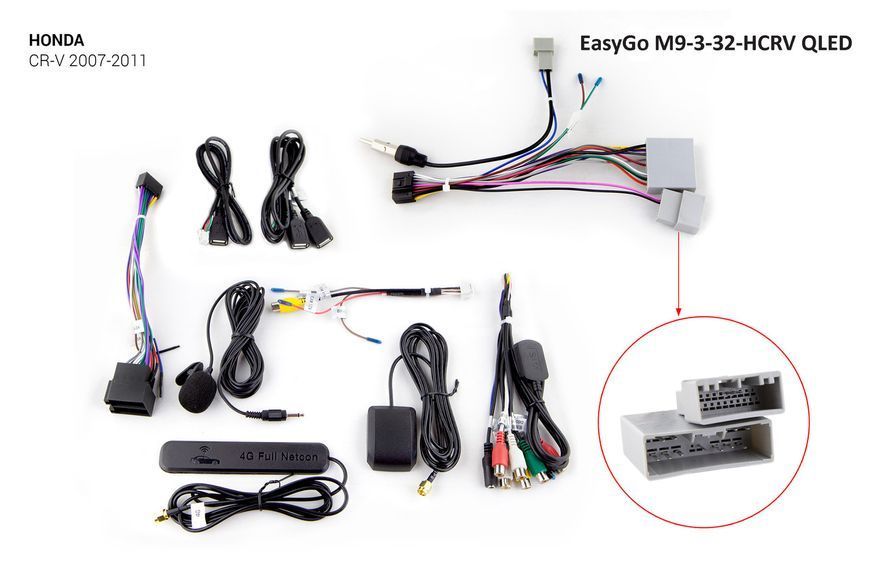 Штатна автомагнітола EasyGo M9-3-32-HCRV QLED Honda CR-V 2007-2011 MA_M9-3-32-HCRV QLED фото