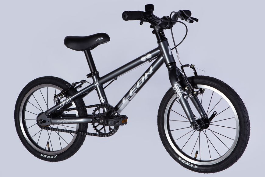 Велосипед AL 16" Leon GO Vbr FR рама-8" сірий 2025 VT_OPS-LN-16-005 фото