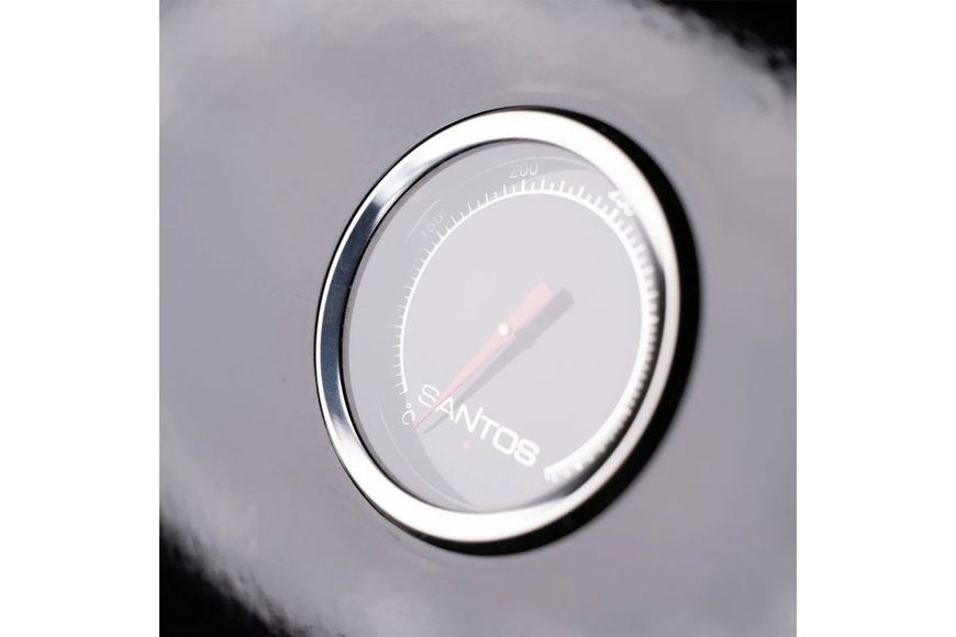 Газовый гриль SANTOS S-318 Black, с боковой и задней горелкой, черный 900273 GR_010952 фото