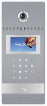 Панель виклику BAS-IP AA-12FB, багатоабонентська, 1.3MP, 90 градусів, переадресація, безконтактна картка, сріблястий RC_AA-12FB_S фото