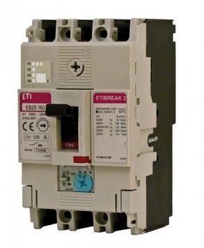 Автоматический выключатель ETI EB2S 160/3LA 160А 3p (16kA рег.) RC_4671885 фото
