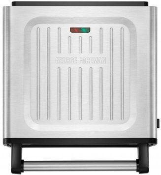 Гриль George Foreman прижимной Smokeless Grill 1575Вт, темп. режимов-1, съемные пластины, пластик, черный RC_28000-56 фото
