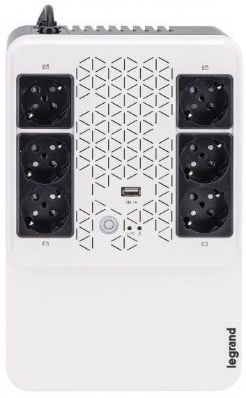 ДБЖ, KEOR MULTIPLUG 600 ВА / 360Вт, (4+2) хSchuko, USB Legrand RC_310081 фото