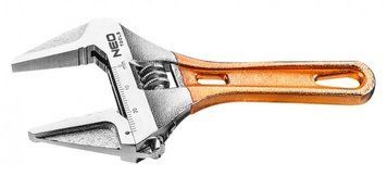 Ключ разводной Neo Tools&nbsp;Tools короткий&brvbar;кованный 156 мм, рабочий диапазон 0-43 мм RC_03-021 фото