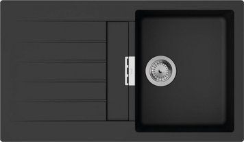 Кухонная мойка Hansgrohe S52, S520-F345, черный графит. RC_43356170 фото