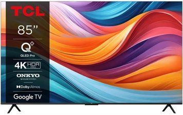 Телевизор 85" QLED 4K 60Hz Smart Google TV Titan ONKYO sound TCL RC_85T7B фото