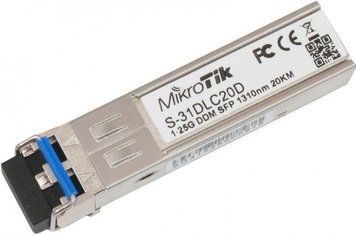 Трансивер MikroTik S-31DLC20D SFP, 1x1000BaseLX, SM, 10км RC_S-31DLC20D фото