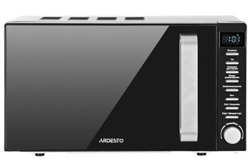 Микроволновая печь ARDESTO, 20л, электр.управл., 800Вт, дисплей, откр.ручкой, черный RC_GO-E845GB фото