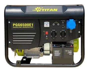 Бензиновий генератор Titan PGG 6500E1 5 кВт / 6 кВт HY_2202007810 фото