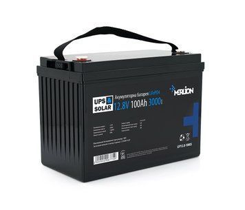 Літій-залізо-фосфатний акумулятор Merlion LiFePO4 12.8V 100Ah (330x173x220) 5000 циклів U_6775 фото