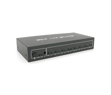 Цифровий оптичний роздільник звуку SPDIF / Toslink 1x8 U_15616 фото