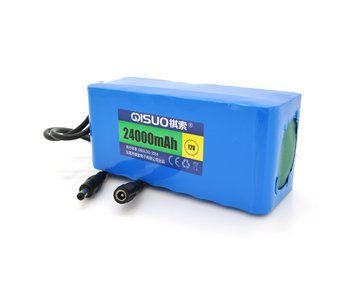 Акумуляторна батарея літієва QiSuo 12V 24Ah з елементами Li-ion 18650 (153x57x68) U_26114 фото