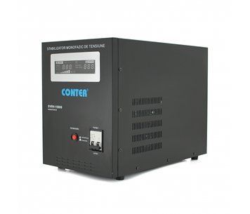 Стабілізатор напруги релейний Conter SVRH-15000VA/10500W однофазний, напольного монтажу, LED дисплей, U_29390 фото