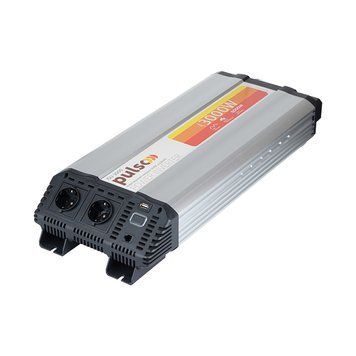 Перетворення. напруги PULSO/ISU-3000/12V-220V/3000W/USB-5VDC2.0A/син.хвиля/клеми OL_00000054564 фото