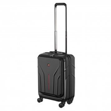 Валіза Wenger Amplix Hardside Carry-On, мала, з відсіком для н/б 16", полікарбонат, TSA, 4 колеса, розширення, USB, чорний RC_653323 фото