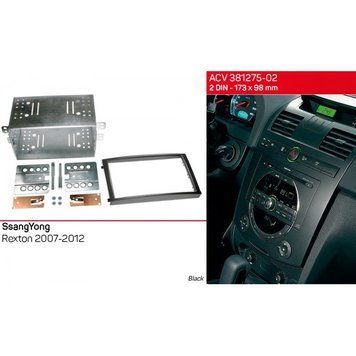 Переходная рамка ACV 381275-02 для SsangYong Rexton AV_381275-02 фото