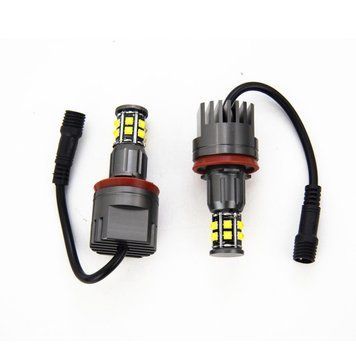 Заміна ламп LED (Marker) Galaxy BMW E92,E93,E70 H8 WHITE 2*120w Round KL_3893 фото