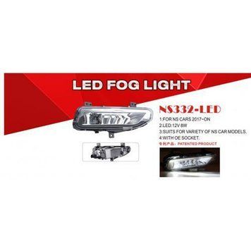 Фари дод. модель Nissan Cars 2017-/NS-332L/LED-12V9W700Lm/eл.проводка OL_50121 фото