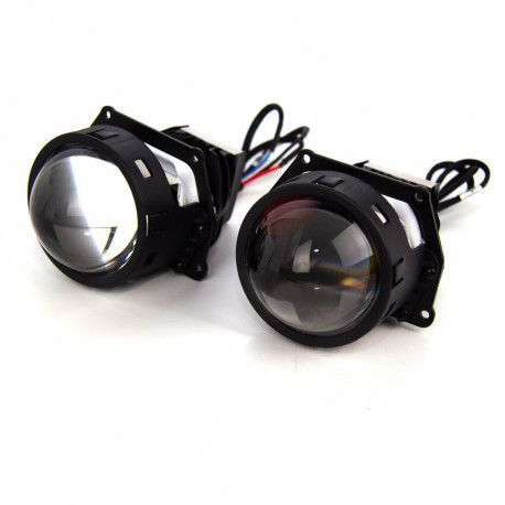 Линзы BI-LED Galaxy Double Chip X8 3,0" 5500K Комплект 2 шт KL_3595 фото