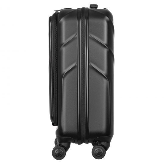 Валіза Wenger Amplix Hardside Carry-On, мала, з відсіком для н/б 16", полікарбонат, TSA, 4 колеса, розширення, USB, чорний RC_653323 фото