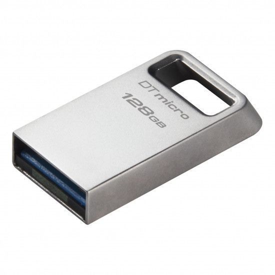 Накопичувач Kingston 128GB USB 3.2 Type-A Gen1 DT Micro R200MB/s Metal RC_DTMC3G2/128GB фото